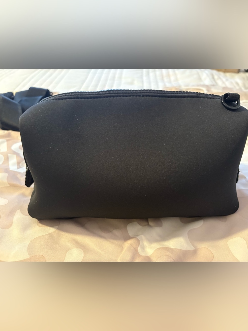 Medium Dagne Dover Black Duffel Tote with Wide Straps - Picture 15 of 15